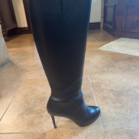 Louboutin knee high letter boots. - Picture 2 of 5